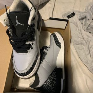 Air Jordan 3s retro wolf grey